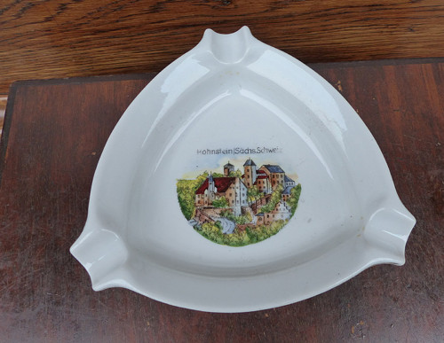Na hradě Hohnštejn...porcelánový popelník