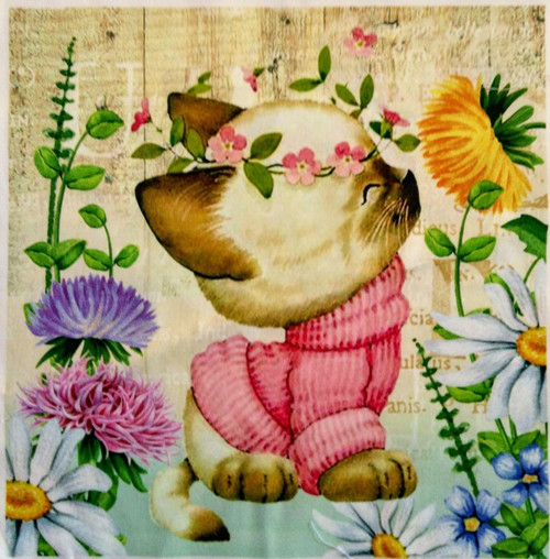 Bavlněná látka - panel 28 x 28 cm — foto 1