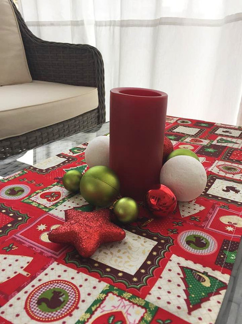 Vánoční běhoun Čtverečky — foto 1