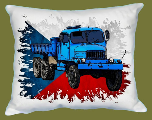 Polštářek s nákladním autem PRAGA V3S