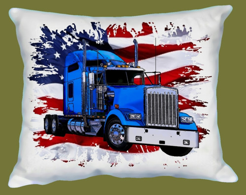 Polštářek s nákladním autem KENWORTH