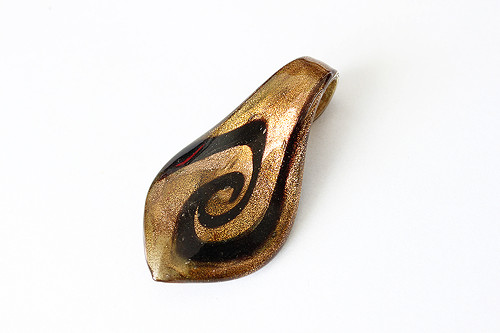 Skleněný murano přívěsek 34x64 mm — foto 1