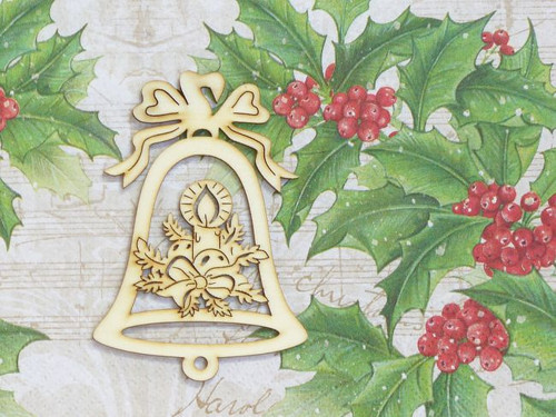 Zvoneček se svíčkou 9x6,2cm