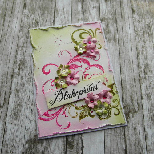 Blahopřání s ornamentem — foto 1