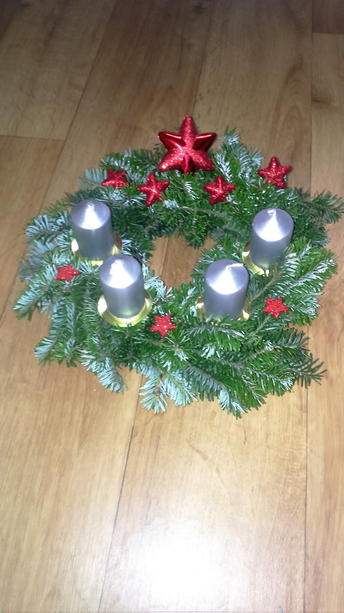 Adventní věneček