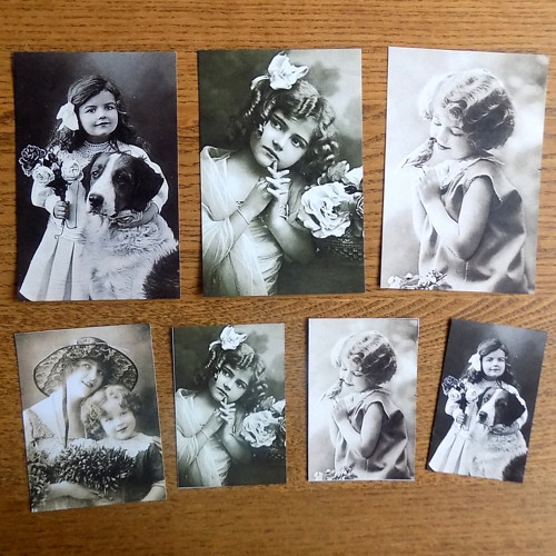 VÝPRODEJ - retro obrázky - sada 7 ks — foto 1