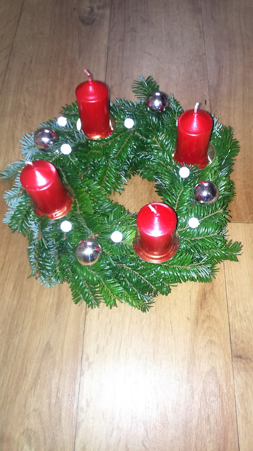 Adventní věneček