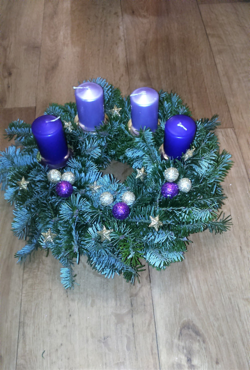 Adventní věneček