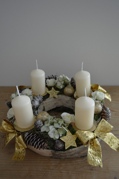 Adventní březový ve zlaté — foto 1