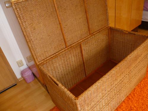 Medový koš prádelník 112x60/60 cm — foto 1