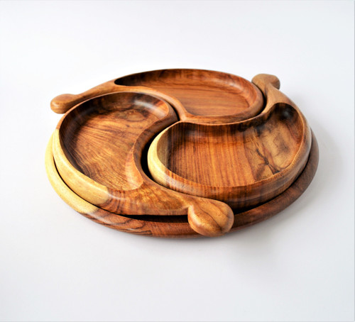 Drevená tácka (Harmony) - 30 cm — foto 1
