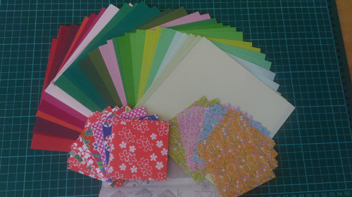 Papíry na skládání origami — foto 1