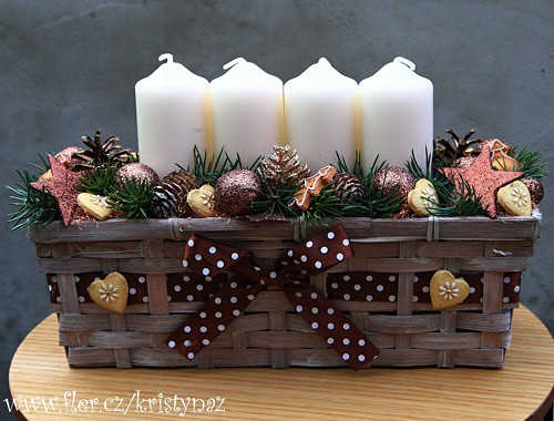 Perníčkový adventní svícen — foto 1