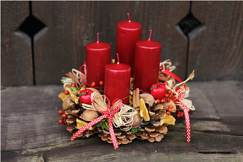 Adventní věneček vánoční klasika