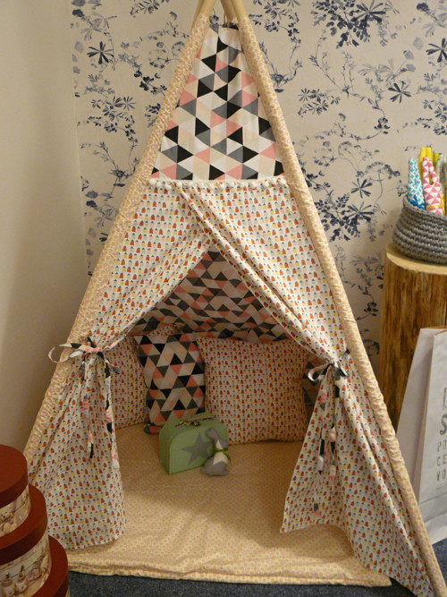 Dětské teepee trojúhelníky a domečky — foto 1
