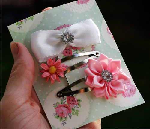 Sponky do vlasů - set 3 sponek — foto 1