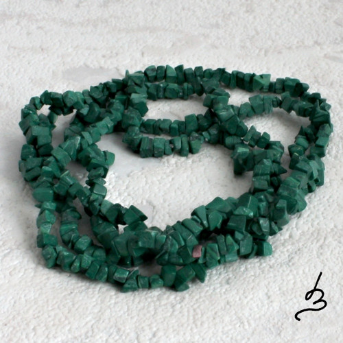 Malachit - 20 cm návleku