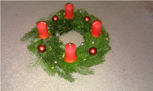 Adventní věneček