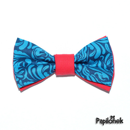 Pánský motýlek - elegán červený — foto 1