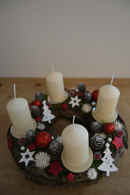 Adventní červeno-bílý — foto 1