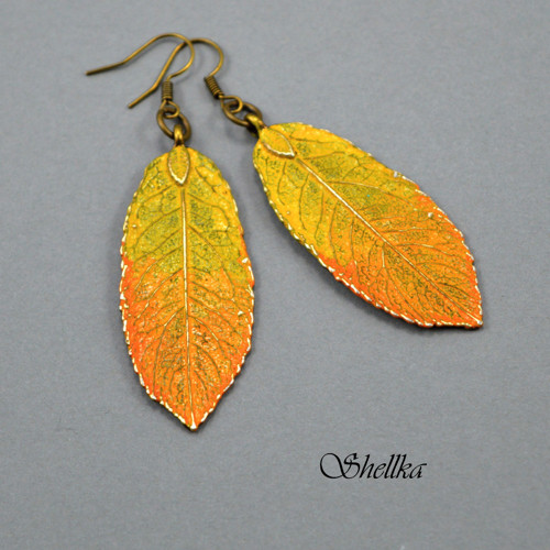 Náušnice ,,LEAVES,, III. — foto 1