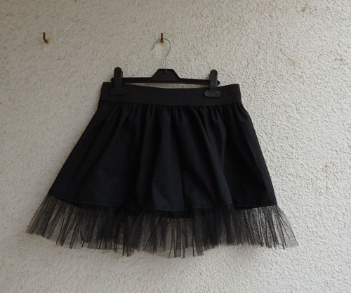 Spodnička ultrakrátká černá — foto 1