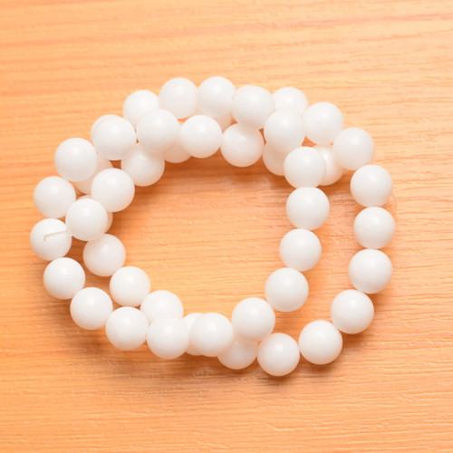 Jadeit 8 mm - 4 kusy