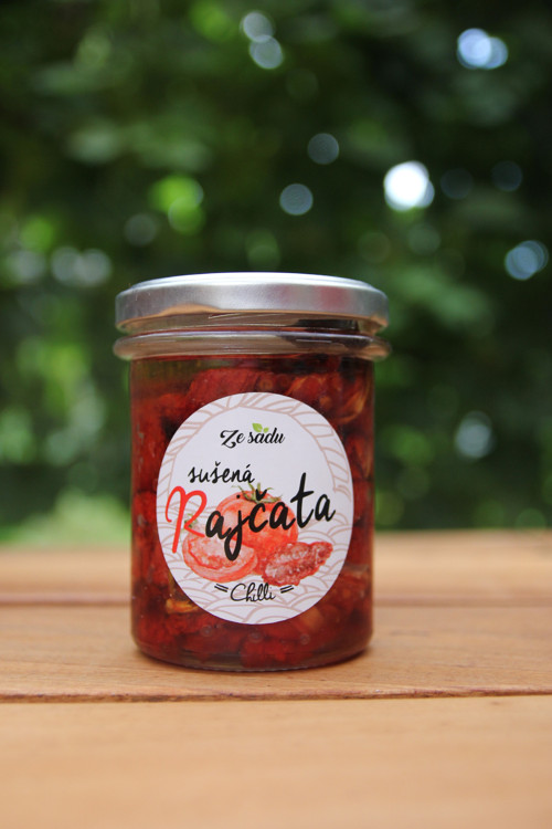 Sušená rajčata v oleji- Chilli — foto 1