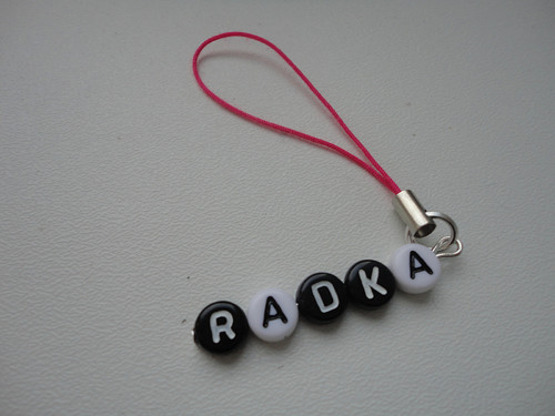 Přívěsek na klíče..Radka