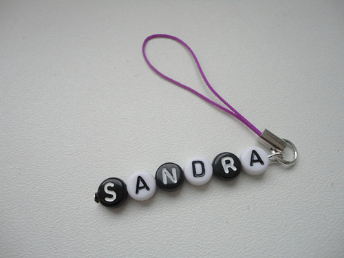Přívěsek na klíče..Sandra — foto 1