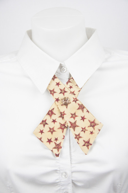 Dámská vlněná kravata Xmas stars