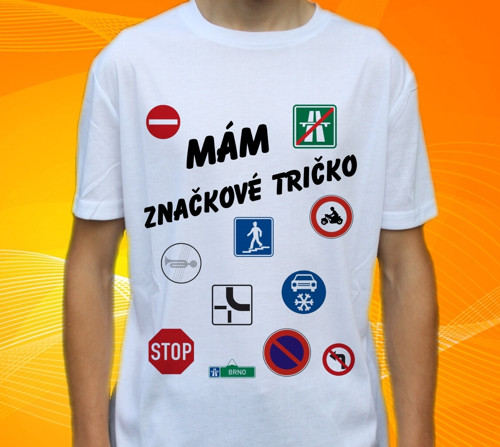 Značkové tričko — foto 1