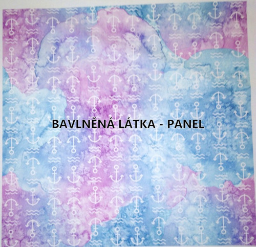 Bavlněná látka - panel 35 x 35 cm — foto 1