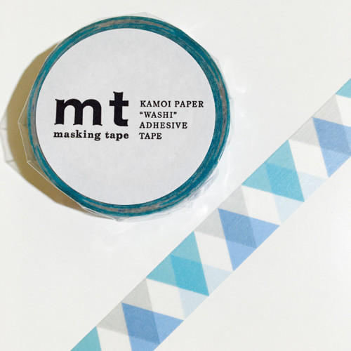 Triangle and diamond blue
