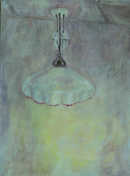 Lampa s červenou linkou