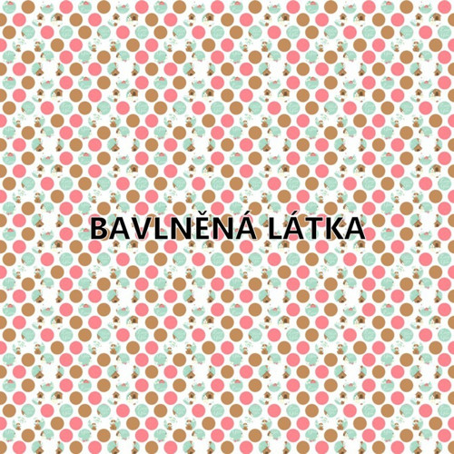 Bavlněná látka - panel 35 x 35 cm — foto 1
