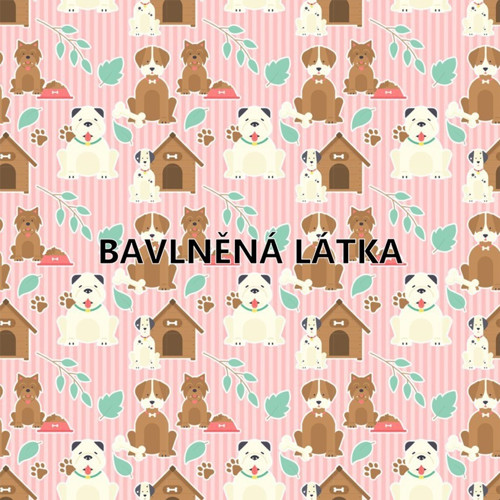Bavlněná látka - panel 35 x 35 cm — foto 1