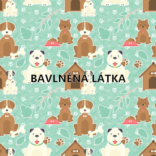 Bavlněná látka - panel 35 x 35 cm — foto 1