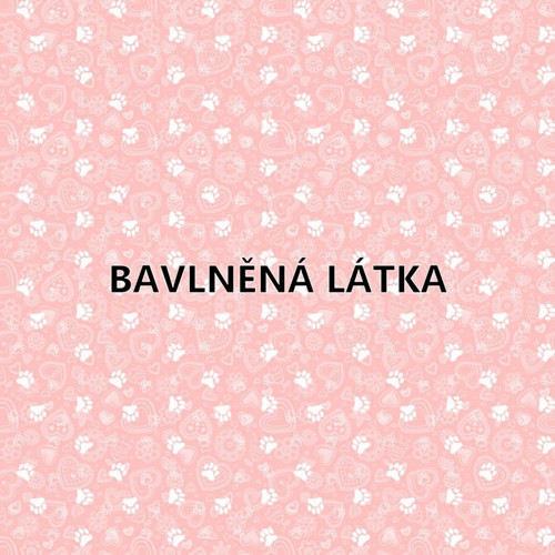 Bavlněná látka - panel 35 x 35 cm