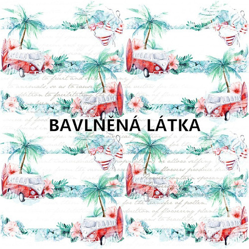 Bavlněná látka - panel 35 x 35 cm — foto 1
