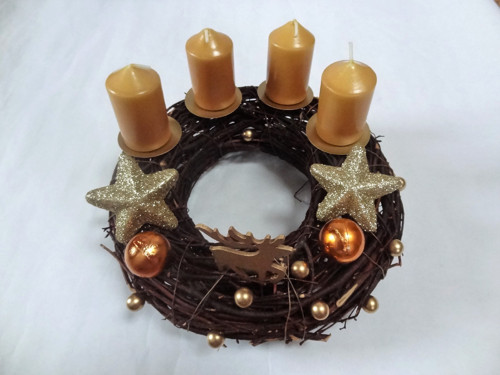 Adventní svícen - barva na přání