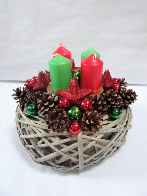 Adventní svícen - barva na přání