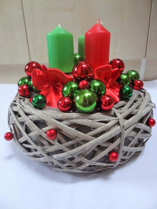 Adventní svícen - barva na přání