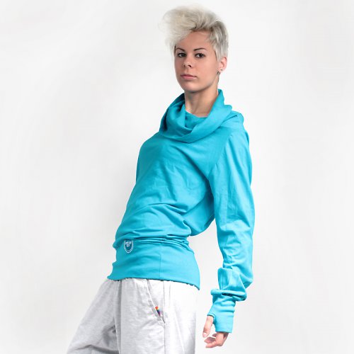 Mikina A "Ei" close thing blue — foto 1