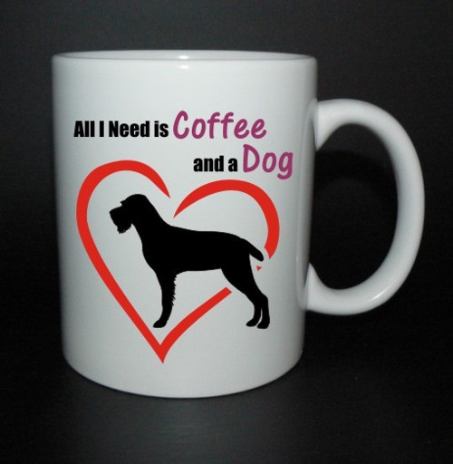Hrníček All I need is coffee and a dog - fousek