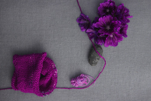 Čelenka - hedvábí / merino vlna. — foto 1
