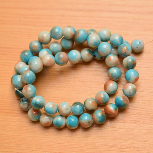 Jadeit 8 mm - 4 kusy