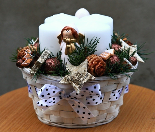 Adventní svícen s andílky — foto 1