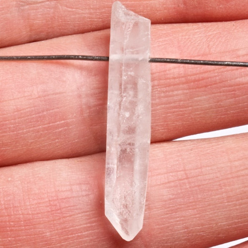 Křišťál- vrtaný krystal, 37 mm — foto 1