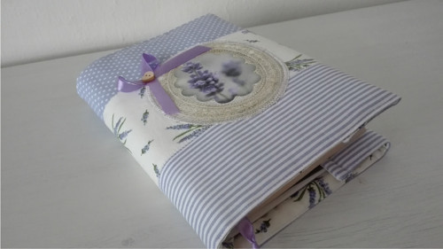 Obal na knihu lavender — foto 1